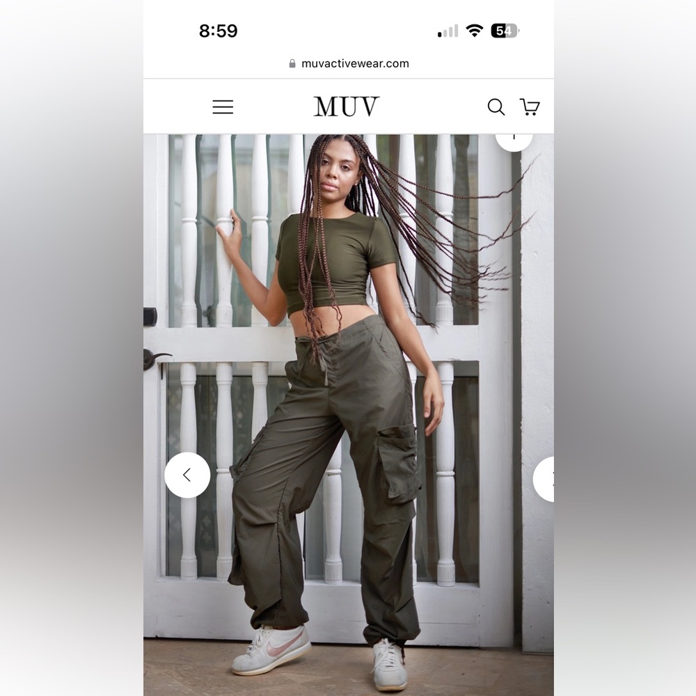 Olive Cargo Pants